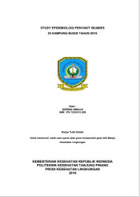 STUDY EPIDEMIOLOGI PENYAKIT SKABIES DI KAMPUNG BUGIS TAHUN 2015