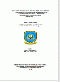 PENGARUH PENAMBAHAN ARANG AKTIF KULIT PISANG KEPOK (Musa acuminate L.) DALAM MENURUNKAN KADAR LOGAM BESI PADA LIMBAH CAIR AIR LINDI KOTA TANJUNGPINANG TAHUN 2016