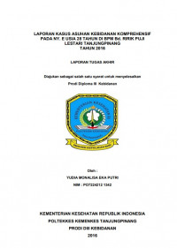 LAPORAN KASUS ASUHAN KEBIDANAN KOMPREHENSIF PADA NY. E USIA 28 TAHUN DI BPM Bd. RIRIK PUJI LESTARI TANJUNGPINANG TAHUN 2016