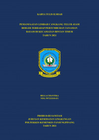 PEMANFAATAN LIMBAH CANGKANG TELUR AYAM BOILER TERHADAP PERTUMBUHAN TANAMAN BAYAM DI KECAMATAN BINTAN TIMUR TAHUN 2021