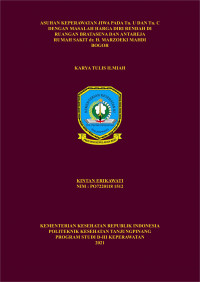 ASUHAN KEPERAWATAN JIWA PADA Tn. U DAN Tn. C DENGAN MASALAH HARGA DIRI RENDAH DI RUANGAN BRATASENA DAN ANTAREJA RUMAH SAKIT dr. H. MARZOEKI MAHDI BOGOR