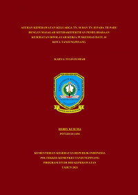 ASUHAN KEPERAWATAN KELUARGA TN. M DAN TN. H PADA TB PARU DENGAN MASALAH KETIDAKEFEKTIFAN PEMELIHARAAN KESEHATAN DIWILAYAH KERJA PUSKESMAS BATU.10 KOTA TANJUNGPINANG