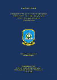 IMPLEMENTASI PELAKSANAAN PROGRAM INSPEKSI TEMPAT-TEMPAT UMUM PADA MASA PANDEMI COVID-19 DI PUSKESMAS SE-KOTA TANJUNGPINANG