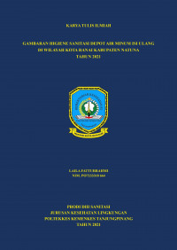 GAMBARAN HIGIENE SANITASI DEPOT AIR MINUM ISI ULANG DI WILAYAH KOTA RANAI KABUPATEN NATUNA TAHUN 2021