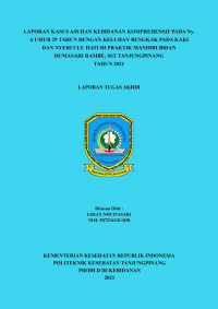 LAPORAN KASUS ASUHAN KEBIDANAN KOMPREHENSIF PADA Ny. A UMUR 29 TAHUN DENGAN KELUHAN BENGKAK PADA KAKI DAN NYERI ULU HATI DI PRAKTIK MANDIRI BIDAN DUMASARI RAMBE, SST TANJUNGPINANG TAHUN 2021