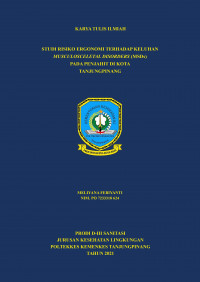 STUDI RISIKO ERGONOMI TERHADAP KELUHAN MUSCULOSCELETAL DISORDERS (MSDs) PADA PENJAHIT DI KOTA TANJUNGPINANG