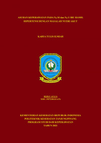ASUHAN KEPERAWATAN PADA Ny.M dan Ny.Y IBU HAMIL HIPERTENSI DENGAN MASALAH NYERI AKUT