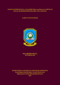 ASUHAN KEPERAWATAN ANAK DHF PADA An.H Dan An.N DENGAN MASALAH HIPERTERMI RSI IBNU SINA PADANG